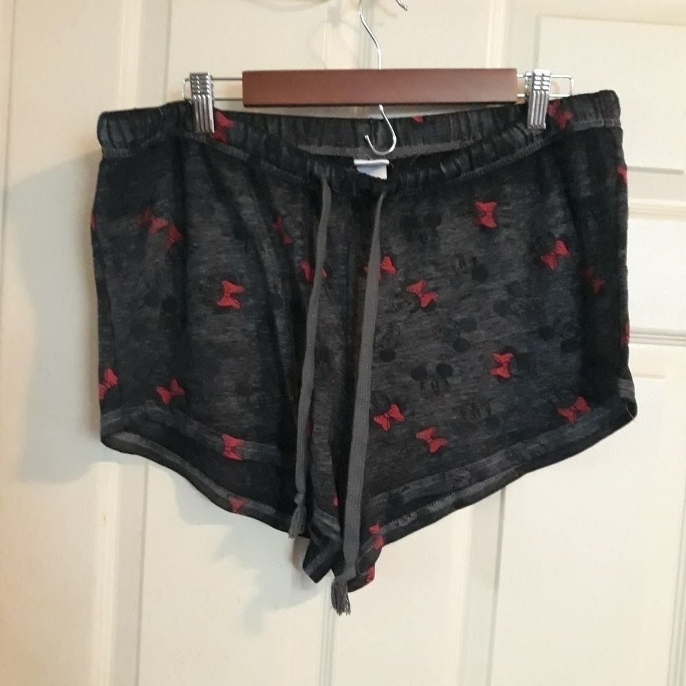 Disney Minnie and micky night shorts size large 12-14 5/$25